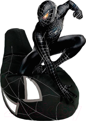 Бескаркасное кресло Kreslomeshki Груша XXL / SG-130x90-CH (Человек-паук – враг в отражении)