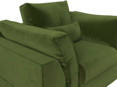 Кресло мягкое Mebelico Пекин (микровельвет зеленый)