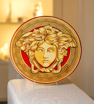 Блюдо для торта Versace Medusa Amplified Golden Coin 19300-409956-12843