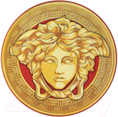 Блюдо для торта Versace Medusa Amplified Golden Coin 19300-409956-12843