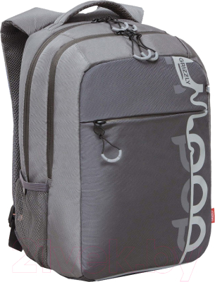 Школьный рюкзак Grizzly RB-356-4 (серый)
