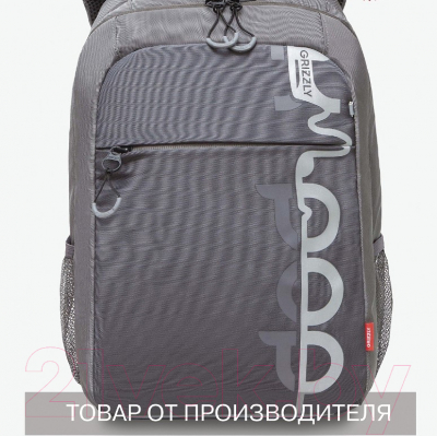 Школьный рюкзак Grizzly RB-356-4 (серый)