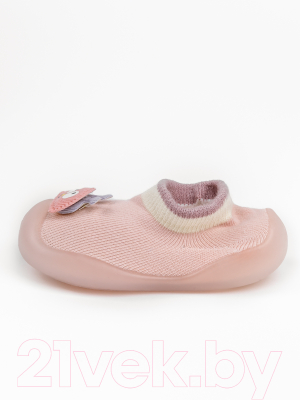 Носки детские Amarobaby First Step Pure Pink / AB-OB21-FSPC2PI/06-23 (розовый, р. 23)