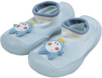 Носки детские Amarobaby First Step Pure Star / AB-OB21-FSPC2BL/19-23 (голубой, р. 23) - 