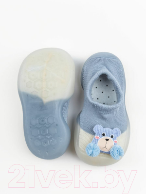 Пинетки Amarobaby First Step Pure Toys / AB-OB21-FSPC2BL2/19-24 (голубой, р. 24)