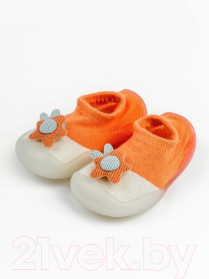 Пинетки Amarobaby First Step Pure Toys / AB-OB21-FSPC2OR/05-22 (оранжевый, р. 22)