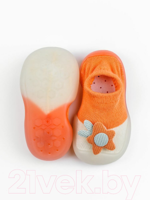 Пинетки Amarobaby First Step Pure Toys / AB-OB21-FSPC2OR/05-23 (оранжевый, р. 23)