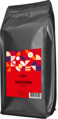 Кофе в зернах Caffetteria Premium средняя обжарка 80/20 (1кг)