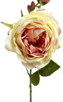 Искусственный цветок Артфлора Роза омбре / 110020 - 