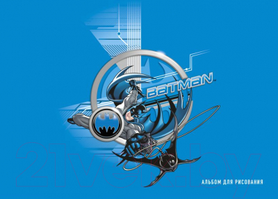 Изображение товара Альбом для рисования Эксмо Вселенная DC. Бэтмен / 9785040953592