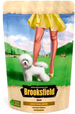 Сухой корм для собак Brooksfield Adult Dog Small Breed утка и рис / 5651060 (700г)