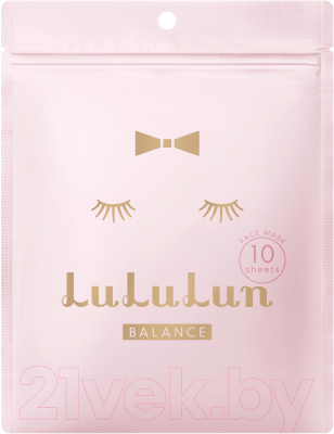Набор масок для лица Lululun Face Mask Pure Balance Pink (7шт)