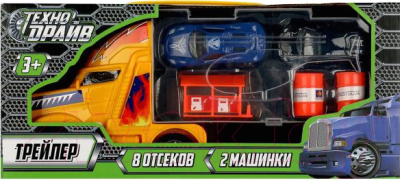 Набор игрушечных автомобилей Технодрайв Трейлер / 1904I293-R