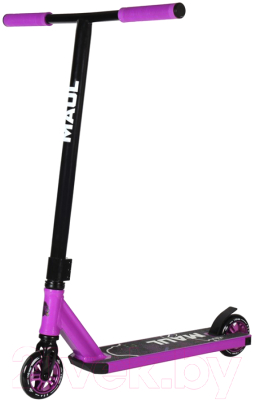 Самокат трюковый Ateox Maul 2021 110мм AL (4.2кг, черный/фиолетовый)