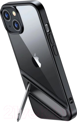 Чехол-накладка Ugreen Kickstand Protective Case для iPhone 14 Plus LP634 / 90925 (черный)