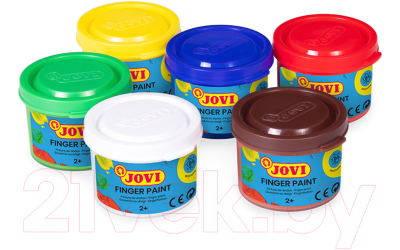 Изображение товара Пальчиковые краски Jovi 540B (6цв)