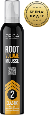Мусс для укладки волос Epica Professional Elastic Для прикорневого обьема