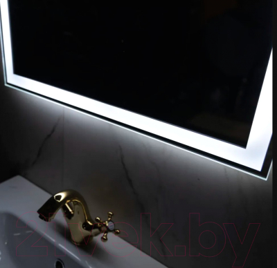 Зеркало Пекам Greta 50x80 / greta-50x80B (с подсветкой и бесконтактным сенсором)