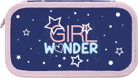 Пенал Schoolformat Girl Wonder / ПК2-ГЛВ (синий) - 