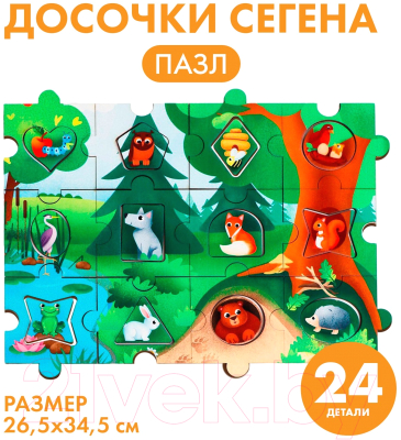 Развивающая игра Лесная мастерская Сегена Картинки / 5698327