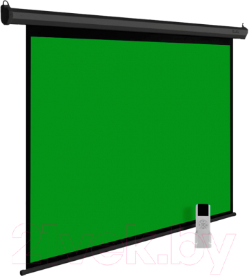 Проекционный экран Cactus GreenMotoExpert CS-PSGME-200X200