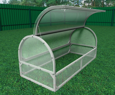 Изображение товара Парник ИМпласт Бабочка 25x25 2.1х0.8 / 15148 (с сотовым поликарбонатом 4мм)