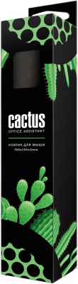 Коврик для мыши Cactus Black Mesh CS-MP-D02M (черный)