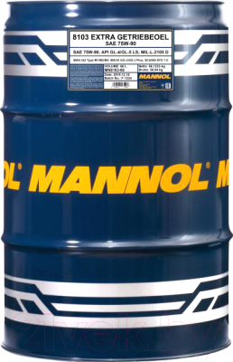Трансмиссионное масло Mannol Extra 75W90 GL-4/GL-5 LS / MN8103-60 (60л)