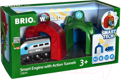 Элемент железной дороги Brio Поезд с управляющими тоннелями 33834