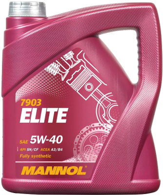 

Моторное масло Mannol, Elite 5W40 SN/CF / MN7903-4