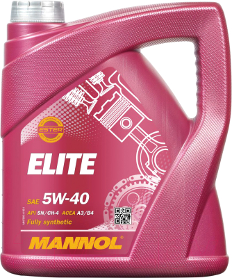 Моторное масло Mannol Elite 5W40 SN/CF / MN7903-4 (4л)