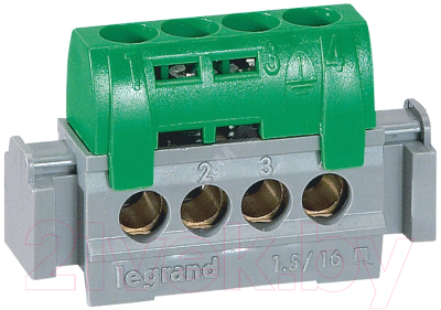 Шина нулевая Legrand 4830 (зеленый)