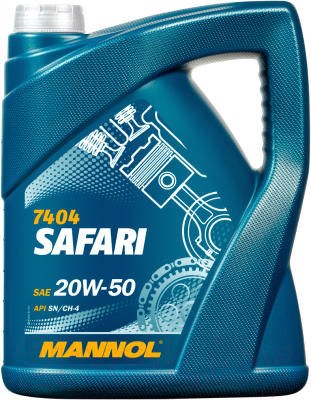 Моторное масло Mannol Safari 20W50 SN/CH / MN7404-5 (5л)