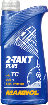 Моторное масло Mannol 2-Takt Plus TC / MN7204-1 (1л)
