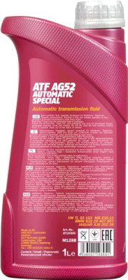 

Трансмиссионное масло Mannol, ATF AG52 Automatic Special / MN8211-1