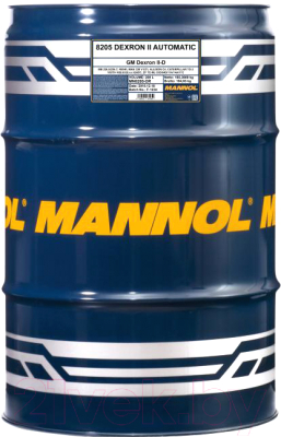 Трансмиссионное масло Mannol ATF Dexron II D / MN8205-DR (208л)