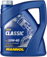 Моторное масло Mannol Classic 10W40 SN/CH-4 / MN7501-5 (5л) - 