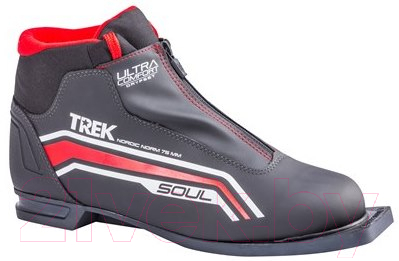 Ботинки для беговых лыж TREK Soul Comfort 2 (черный/красный, р-р 36)