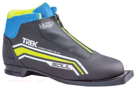 Ботинки для беговых лыж TREK Soul Comfort 6 NN75 (черный/лайм, р-р 41)
