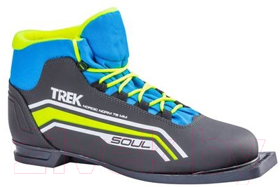Ботинки для беговых лыж TREK Soul 6 NN75 (черный/лайм, р-р 42)