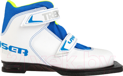 Ботинки для беговых лыж TREK Laser 2 (белый/синий, р-р 30)