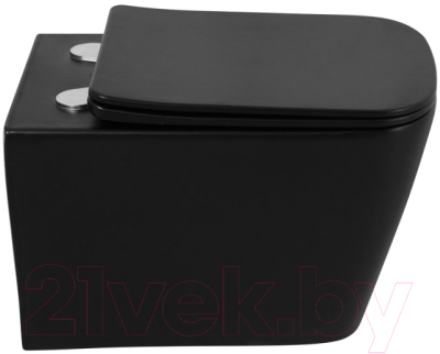 Унитаз подвесной с инсталляцией BelBagno BB3202CHR-MB/BB3202SC-MB/BB002-80/BB007-PR-NERO.M