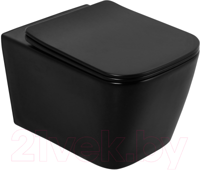 Унитаз подвесной с инсталляцией BelBagno BB3202CHR-MB/BB3202SC-MB/BB002-80/BB007-PR-NERO.M