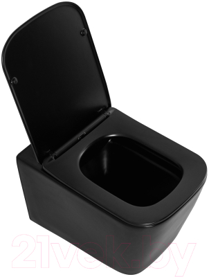 Унитаз подвесной с инсталляцией BelBagno BB3202CHR-MB/BB3202SC-MB/BB002-80/BB007-PR-NERO.M