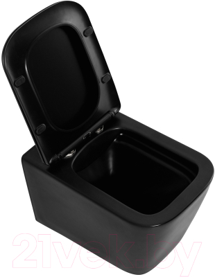 Унитаз подвесной с инсталляцией BelBagno BB3202CHR-MB/BB3202SC-MB/BB002-80/BB007-PR-NERO.M