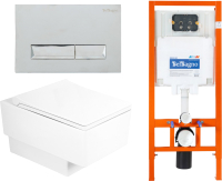 

Унитаз подвесной с инсталляцией BelBagno, CZR-4823-CHR/CZR4823SC/BB002-80/BB010-MR-CHROME