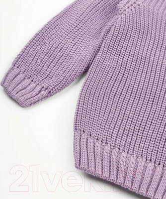 Кофта детская Amarobaby Knit Soft / AB-OD21-KNITS2602/22-122 (фиолетовый, р. 122)