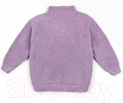 Кофта детская Amarobaby Knit Soft / AB-OD21-KNITS2602/22-128 (фиолетовый, р. 128)