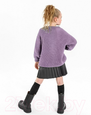 Кофта детская Amarobaby Knit Soft / AB-OD21-KNITS2602/22-140 (фиолетовый, р. 140)