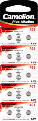 Комплект батареек Camelion AG1-BP10 / 1548